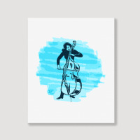 Cellist Woman Portrait Canvas Print | Artistshot