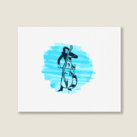 Cellist Woman Landscape Canvas Print | Artistshot