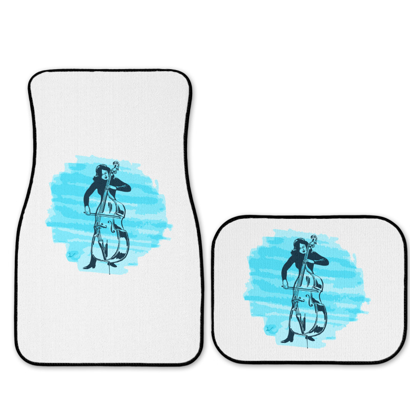 Cellist Woman Full Set Car Mats | Artistshot