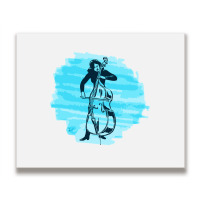 Cellist Woman Metal Print Horizontal | Artistshot