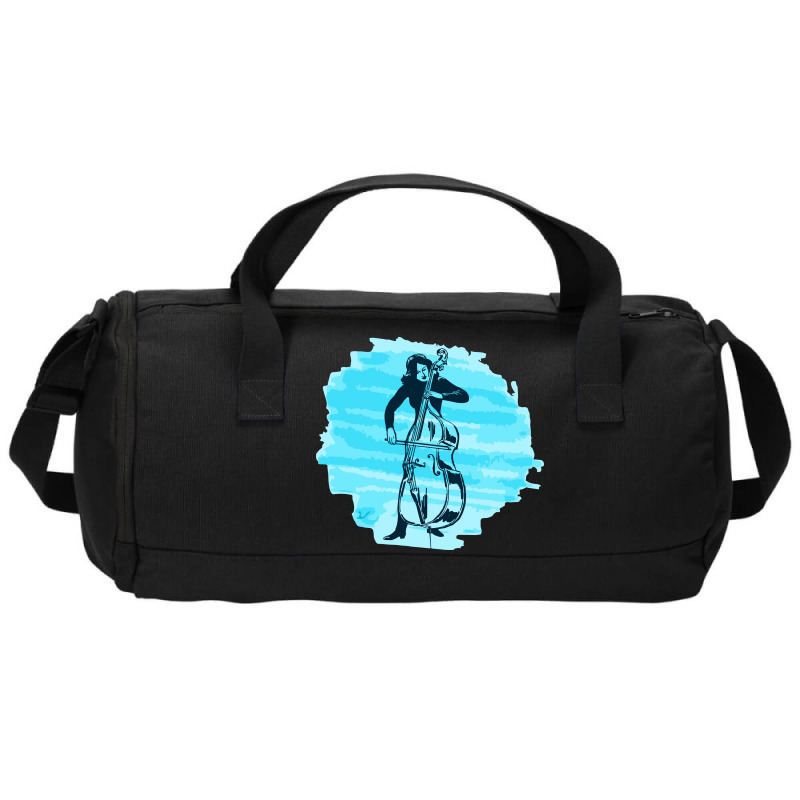 Cellist Woman Duffel Bag | Artistshot