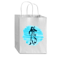 Cellist Woman Cub Paper Bag - 8 X 4 1/2 X 10 1/4 | Artistshot