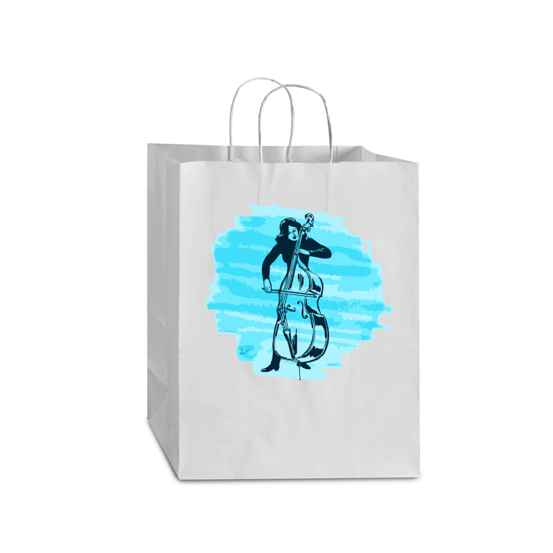 Cellist Woman Mart Paper Bag -13 X 7 X 17 | Artistshot