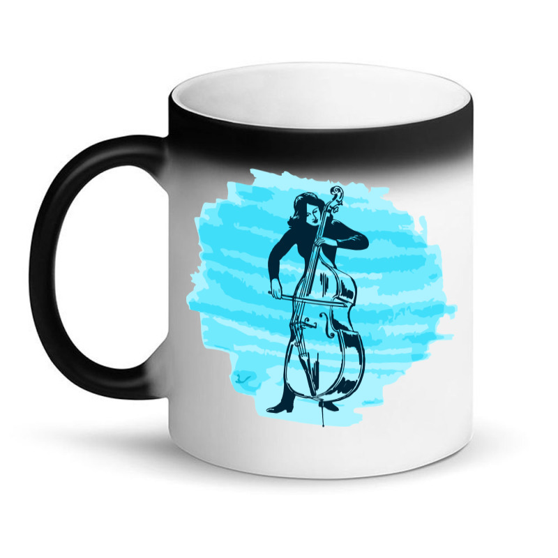 Cellist Woman Magic Mug | Artistshot