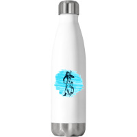 Cellist Woman Stainless Steel Water Bottle | Artistshot