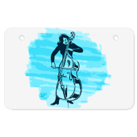 Cellist Woman Atv License Plate | Artistshot