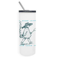 Girl With Sand Bucket Skinny Tumbler | Artistshot