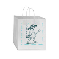 Girl With Sand Bucket Star Paper Bag - 13 X 7 X 13 | Artistshot