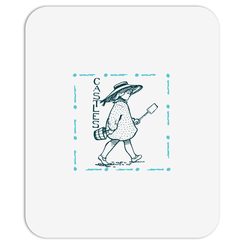 Girl With Sand Bucket Mousepad | Artistshot