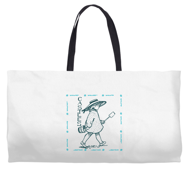 Girl With Sand Bucket Weekender Totes | Artistshot