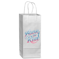 Above The Rim Basketball Wine Paper Bag - 5 1/2 X 3 1/4 X 13 | Artistshot