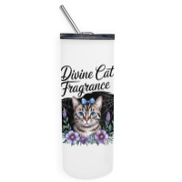 Divine Cat Fragrance Skinny Tumbler | Artistshot