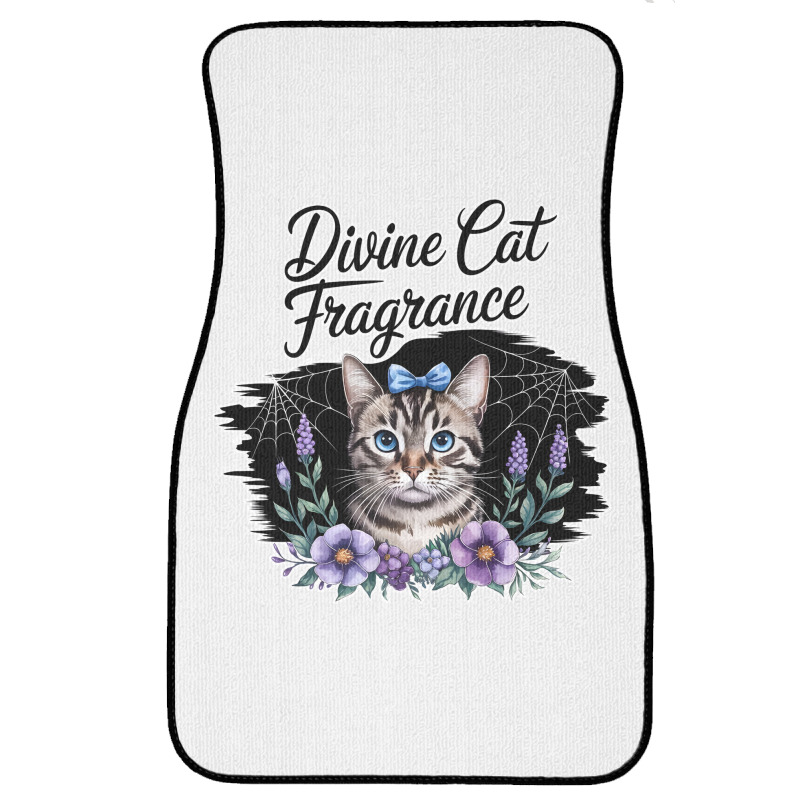 Divine Cat Fragrance Front Car Mat | Artistshot