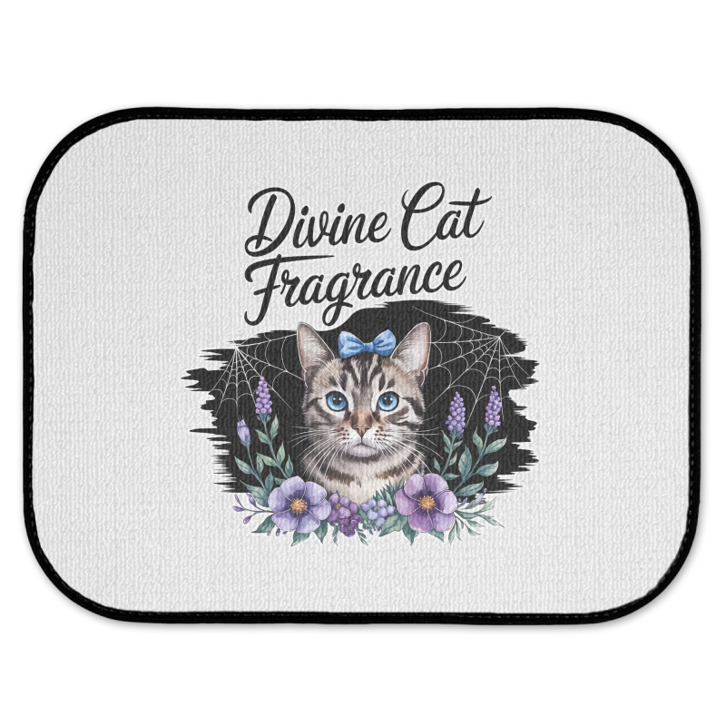 Divine Cat Fragrance Rear Car Mat | Artistshot