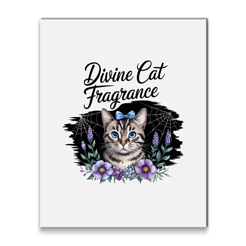 Divine Cat Fragrance Metal Print Vertical | Artistshot