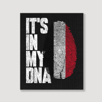 It's In My Dna Yemeni Proud Yemen Flag Portrait Canvas Print | Artistshot