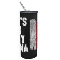 It's In My Dna Yemeni Proud Yemen Flag Skinny Tumbler | Artistshot