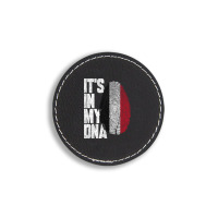 It's In My Dna Yemeni Proud Yemen Flag Round Leatherette Patch | Artistshot