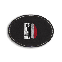 It's In My Dna Yemeni Proud Yemen Flag Oval Leatherette Patch | Artistshot