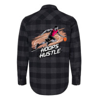 Hoops Hustle Basketball F Flannel Shirt | Artistshot