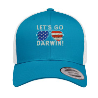 Aviator Sunglasses American Flag Let’s Go Darwin Retro Trucker Cap | Artistshot