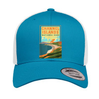 Channel Islands California Wpa National Parks Poster Retro T Shirt Retro Trucker Cap | Artistshot