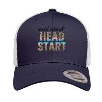 Wild About Head Start Teacher Leopard 1st Day Back To School T Shirt Retro Trucker Cap | Artistshot