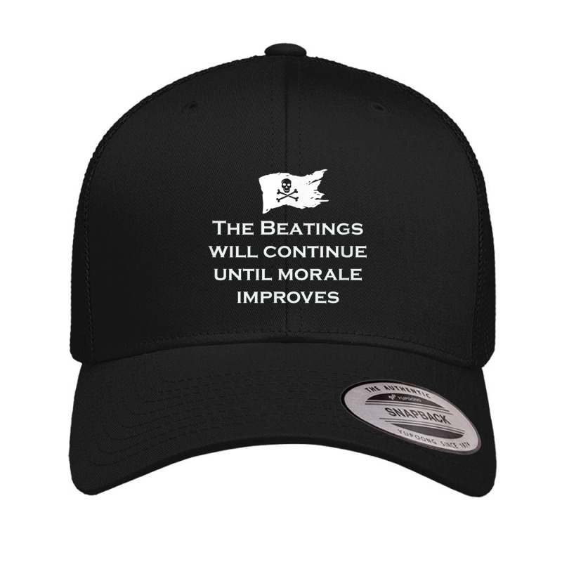 The Beatings Will Continue Morale Improves Pirate T Shirt Retro Trucker Cap by cm-arts | Artistshot