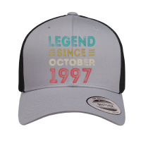 25 Year Old Legend Since October 1997 25th Birthday Vintage Retro Trucker Cap | Artistshot