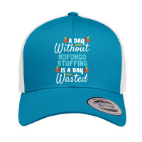 Womens Day Without Mofongo Stuffing Is Day Wasted Thanksgiving V Neck Retro Trucker Cap | Artistshot