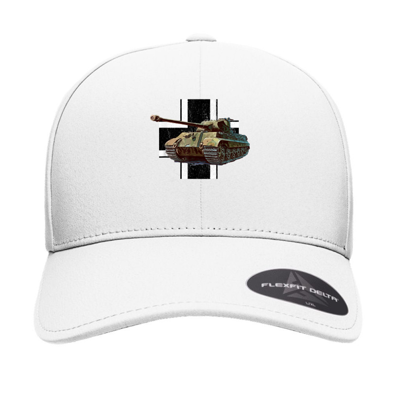 Tiger Ii German Heavy Tank Ww2 Panzer Armored T Shirt Seamless Cap by cm-arts | Artistshot