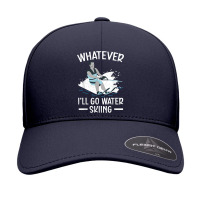 What Ever I'll Go Water Skiing Waterskiing Water Ski Seamless Cap | Artistshot