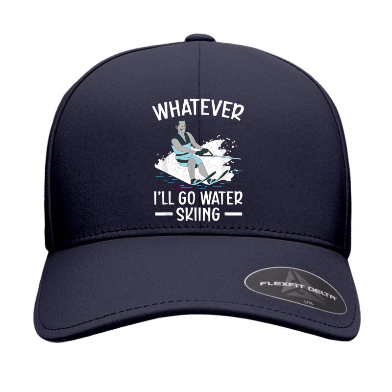 What Ever I'll Go Water Skiing Waterskiing Water Ski Seamless Cap by Madam | Artistshot