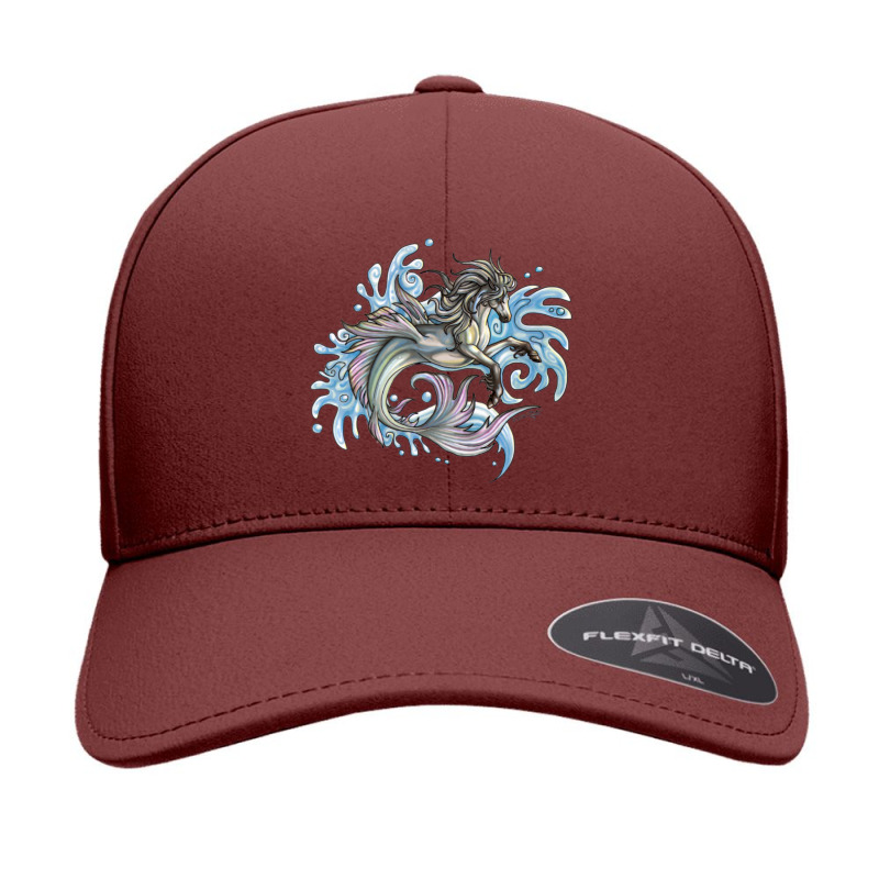 Marine Sea Horse Seamless Cap by QuaidXan | Artistshot