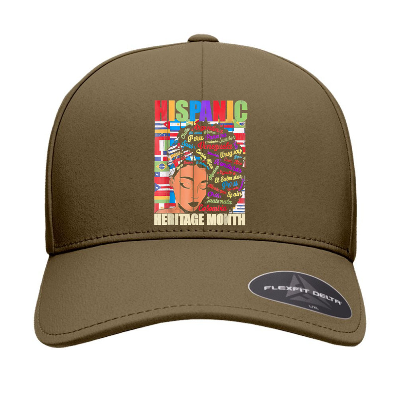 Hispanic Heritage Month Latin Country Flags T Shirt Seamless Cap by cm-arts | Artistshot