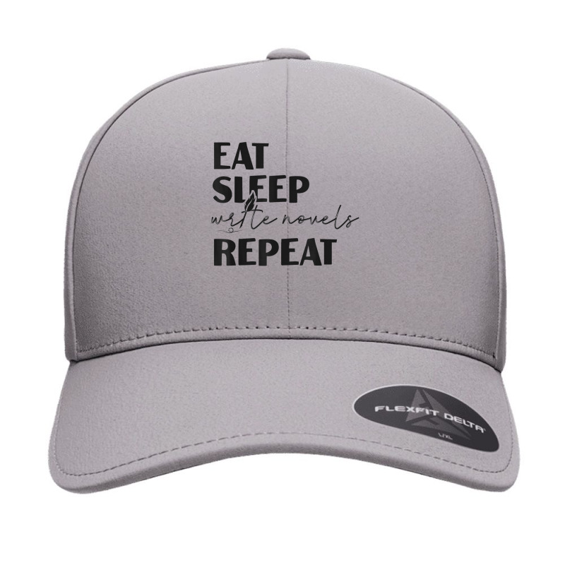 Writing Quill Novel Writer & Published Author Eat Sleep T Shirt Seamless Cap by cm-arts | Artistshot