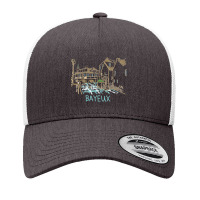 Bayeux France Unique Hand Drawn Art Gift Men Women Yupoong Trucker Cap | Artistshot