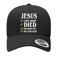 Jesus Christ Christian Tick, Will Come Again T Shirt Yupoong Trucker Cap | Artistshot