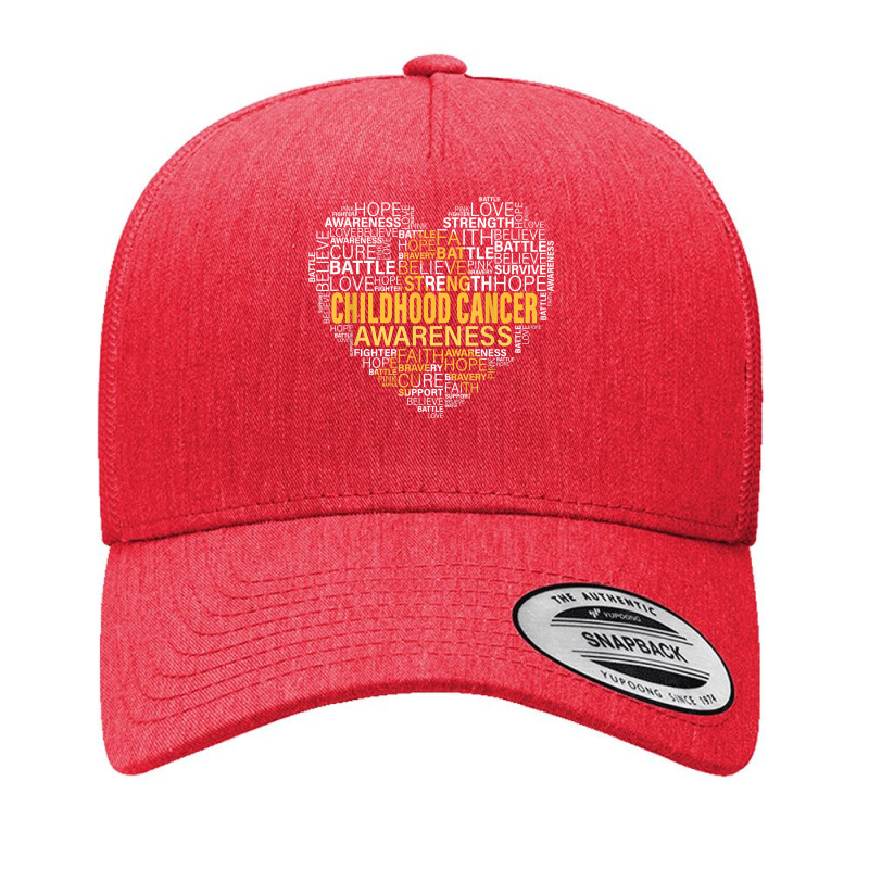 Childhood Cancer Awareness Hope Support Strong Warrior Yupoong Trucker Cap | Artistshot