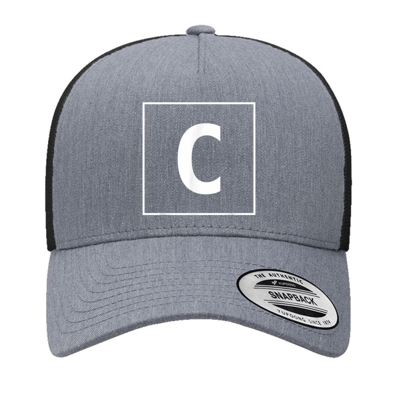 Capital Letter C T Shirt Yupoong Trucker Cap by cm-arts | Artistshot