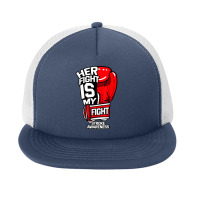 Her Fight Is My Fight Stroke Ischemic Paralysis Red Gloves T Shirt Foam Snapback Hat | Artistshot