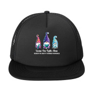 Gnome One Fights Alone Dissociative Identity Disorder T Shirt Foam Snapback Hat | Artistshot