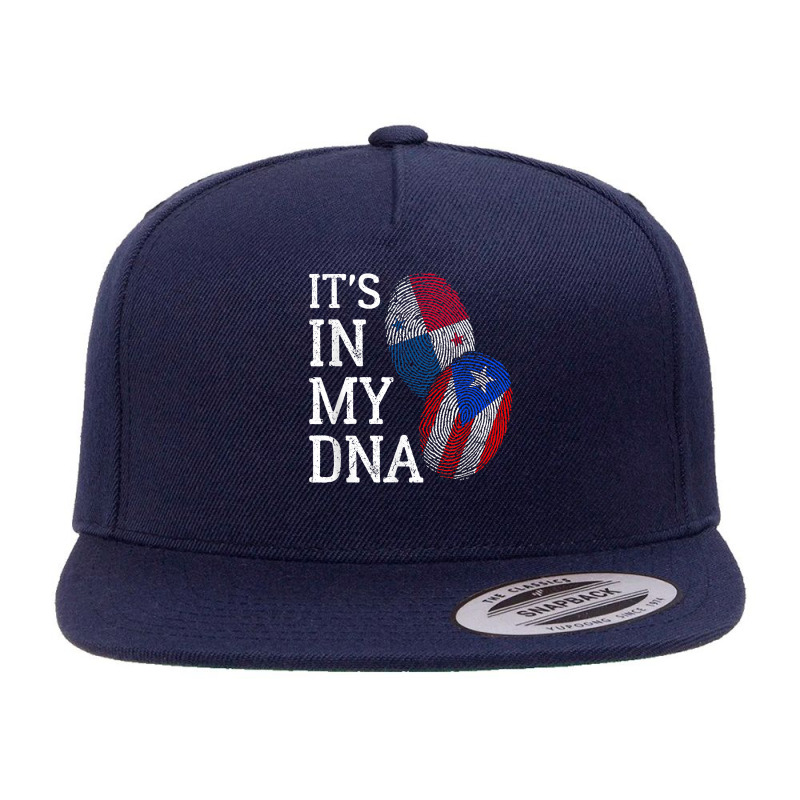 It's In My Dna Panamanian Puerto Rican Panama Puerto Rico T Shirt 5 panel snapback cap by butacnlzaidelpz | Artistshot