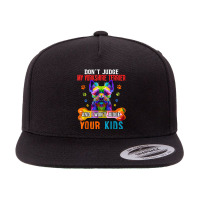 Don't Judge Yorkshire Terrier Sarcastic Dog Protector Family T Shirt 5 Panel Snapback Cap | Artistshot