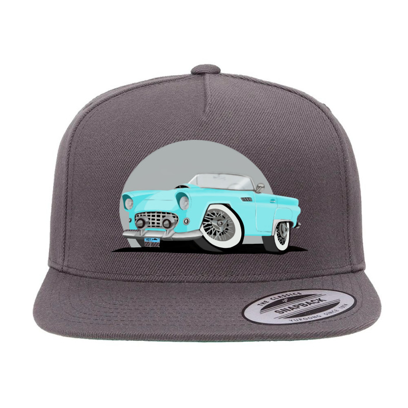 55 Thunderbird 5 Panel Snapback Cap | Artistshot