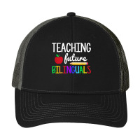 Teaching Future Bilinguals, Bilingual Spanish Teacher T Shirt Pa Trucker Cap | Artistshot