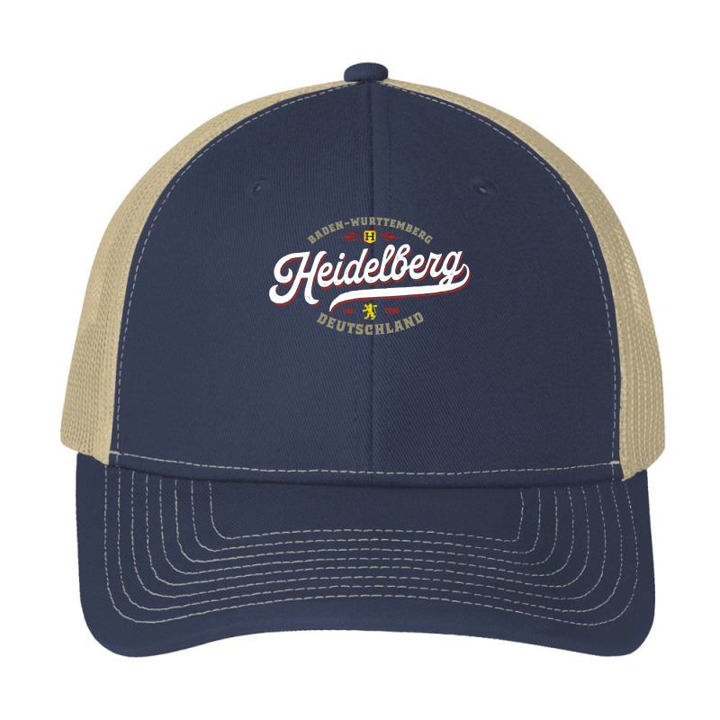 Heidelberg Germany   Vintage Souvenir Travel Heidelberg Long Sleeve T Pa Trucker Cap | Artistshot