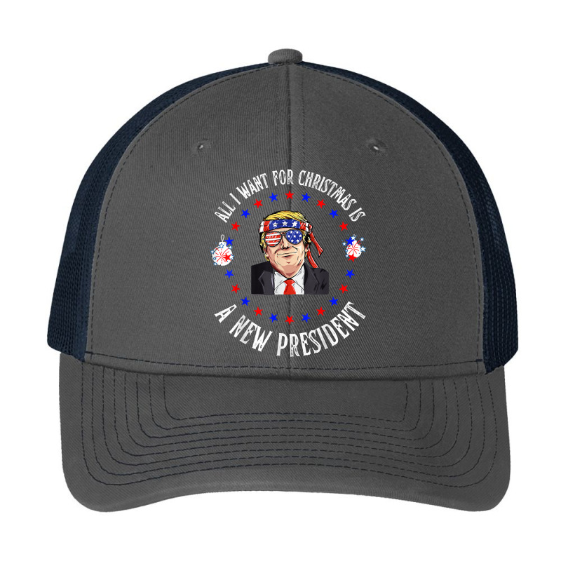 All I Want For Christmas Is A New President, Trump Xmas Day Gift Pa Trucker Cap | Artistshot