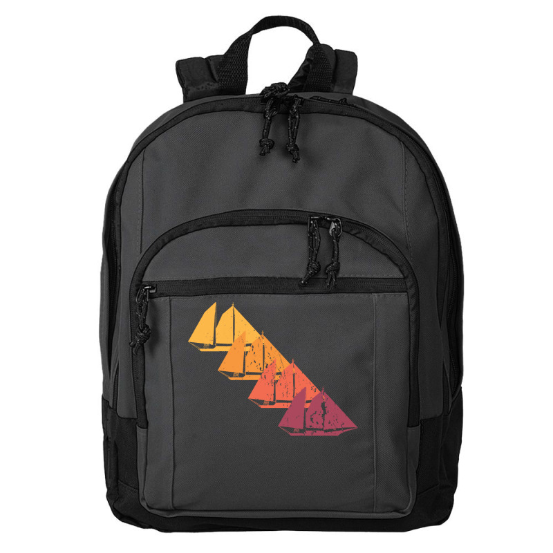 Sailing T  Shirt Sail Boat Retro T  Shirt Basic Backpack | Artistshot