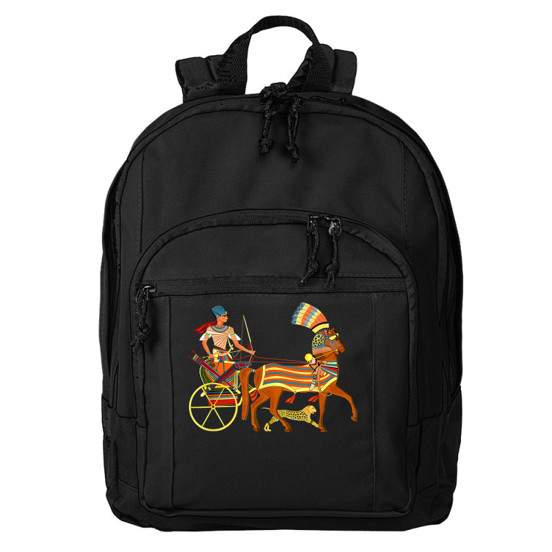 Ramesses Ii On An Egyptian Chariot T Shirt Basic Backpack | Artistshot